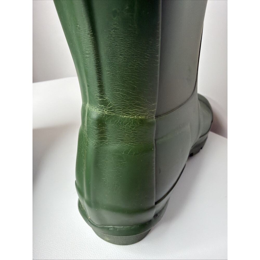 Hunter Original Short Women’s Waterproof Rain Boots Green US 4M/5F EU 35/36 UK 3 - Picture 10 of 14